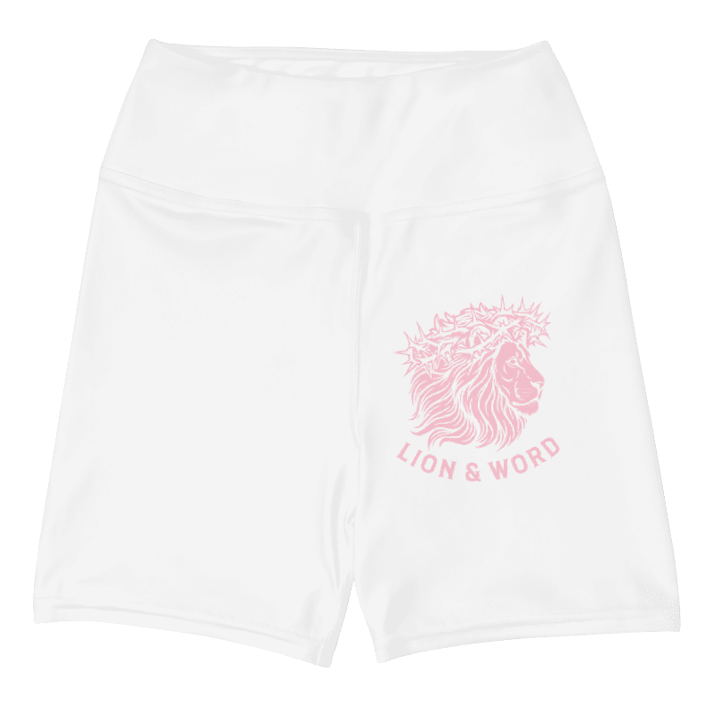 LION & WORD PINK LION YOGO SHORTS