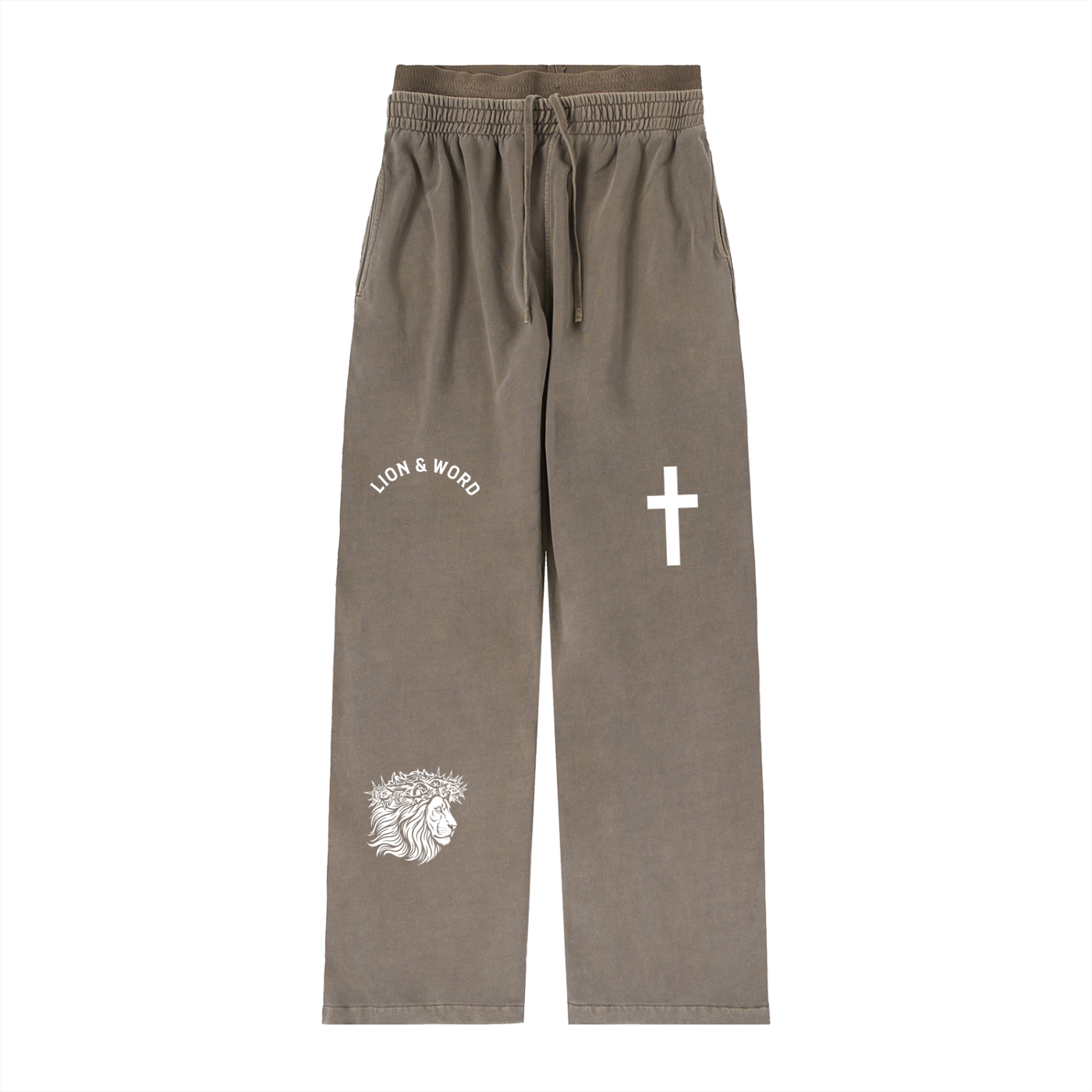 LION & WORD VINTAGE WASHED WAIST PANTS